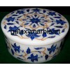 Agra marble inlay box-RO495